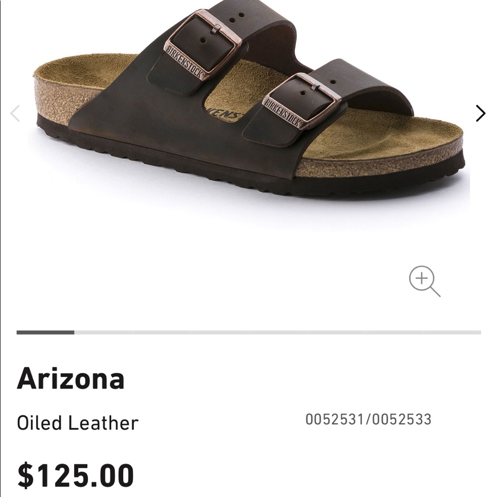 NWT Birkenstock Arizona Habana Leather Size EU 40